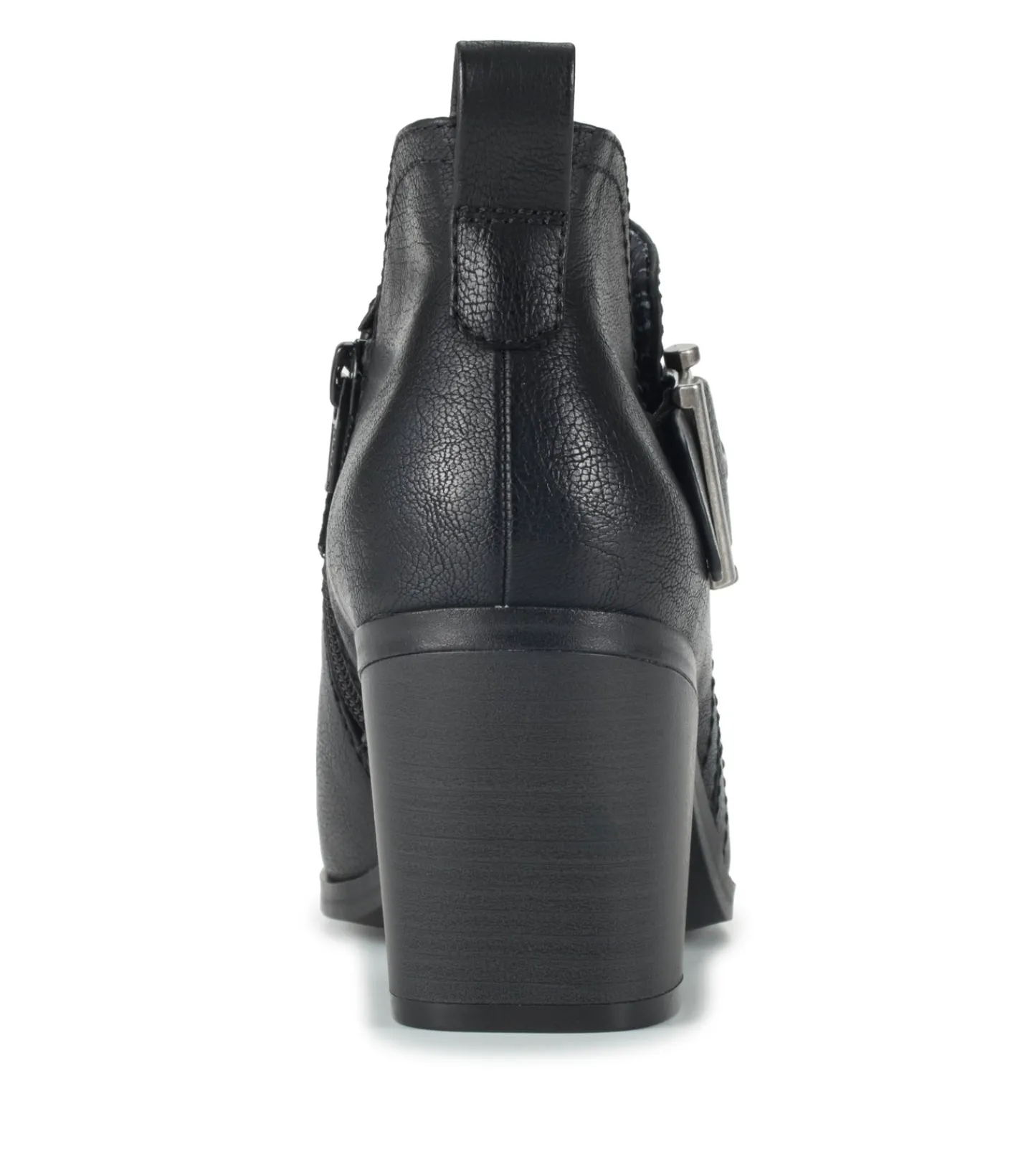 Baretraps Booties-Karina Block Heel Ankle Bootie Black