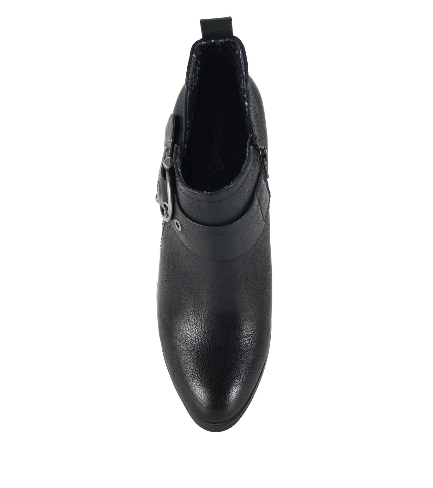 Baretraps Booties-Karina Block Heel Ankle Bootie Black