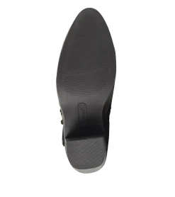 Baretraps Booties-Karina Block Heel Ankle Bootie DarkBrown