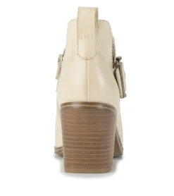 Baretraps Booties-Karina Block Heel Ankle Bootie Milkyway