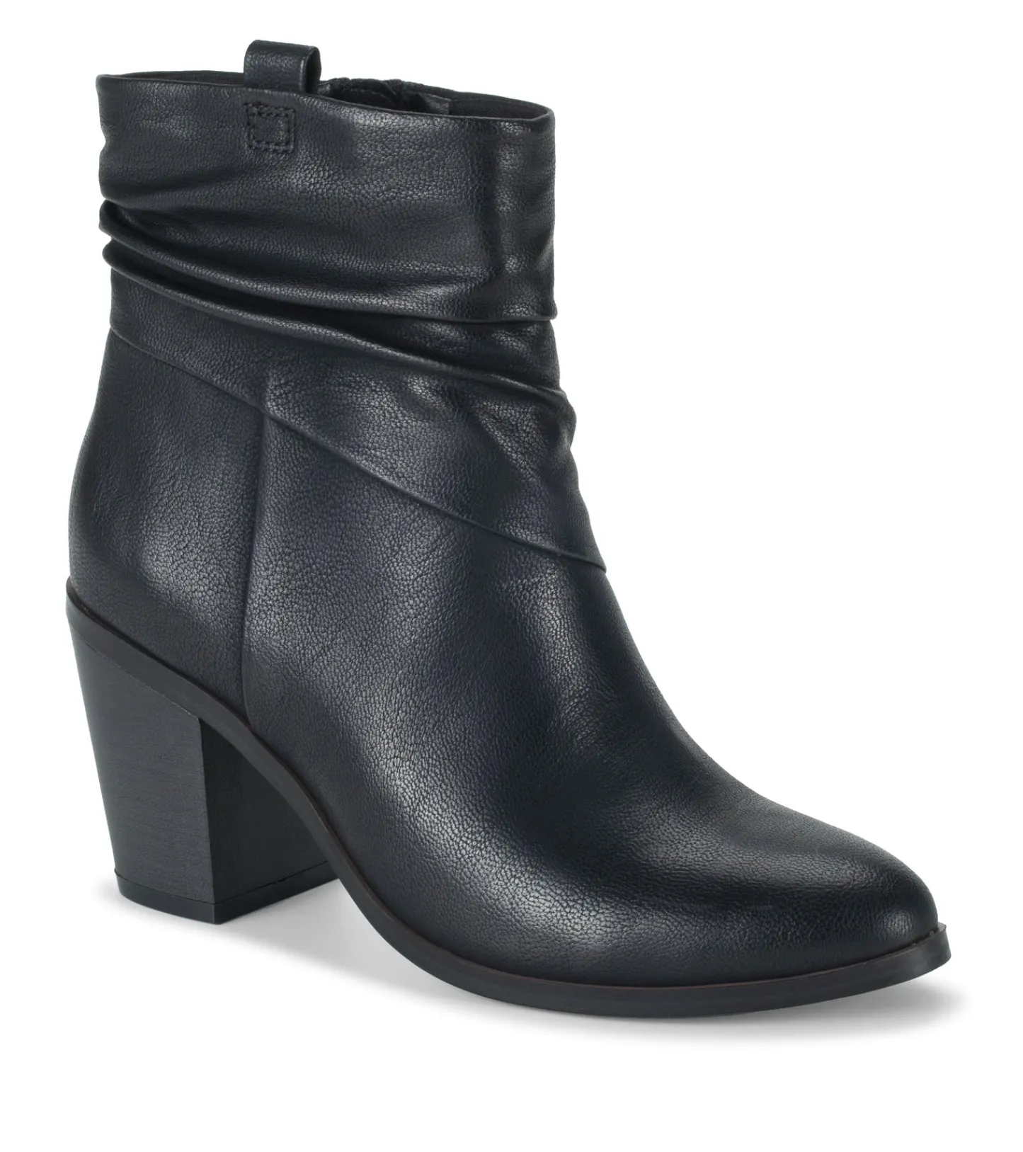 Baretraps Booties-Katherine Block Heel Bootie Black