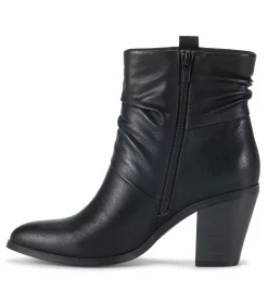 Baretraps Booties-Katherine Block Heel Bootie Black