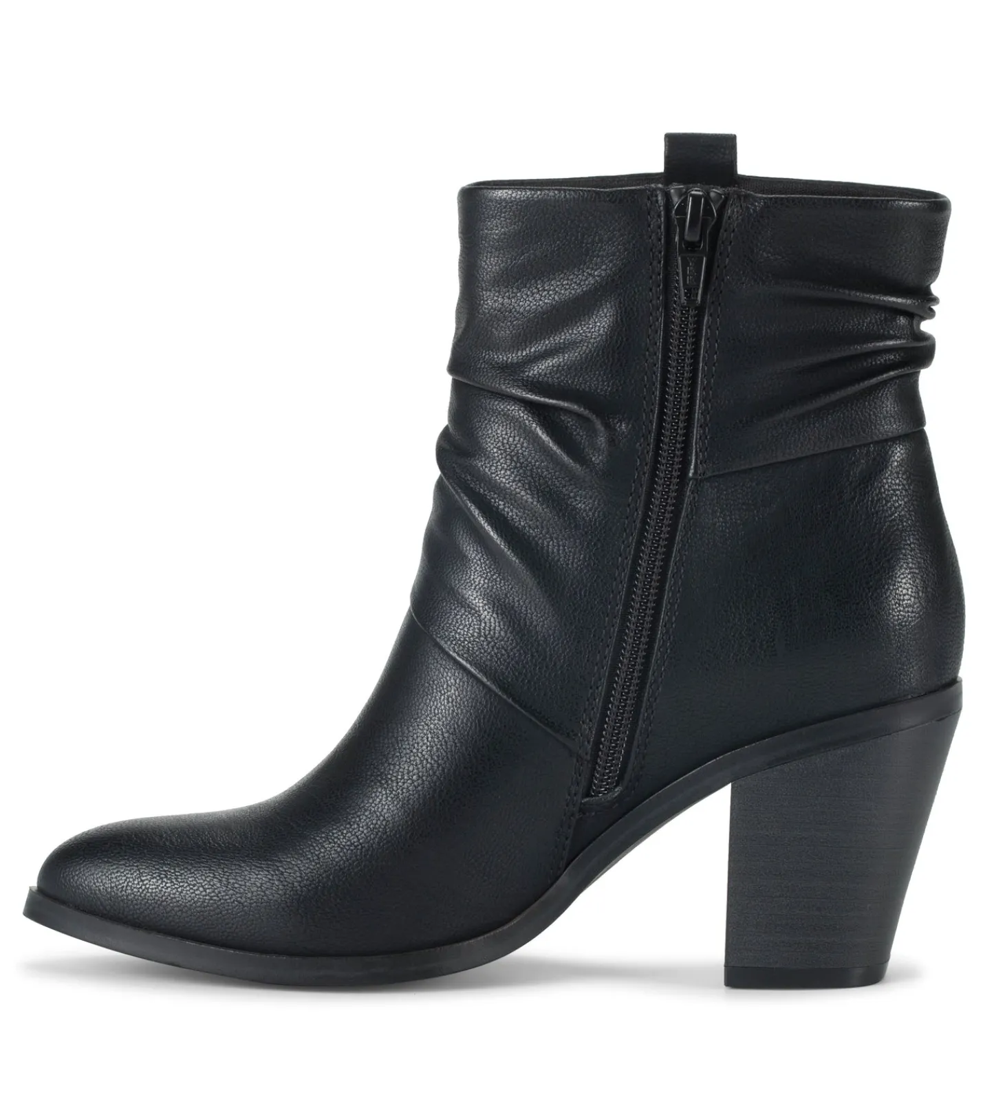 Baretraps Booties-Katherine Block Heel Bootie Black