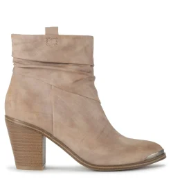 Baretraps Booties-Katherine Block Heel Bootie LightMushroom
