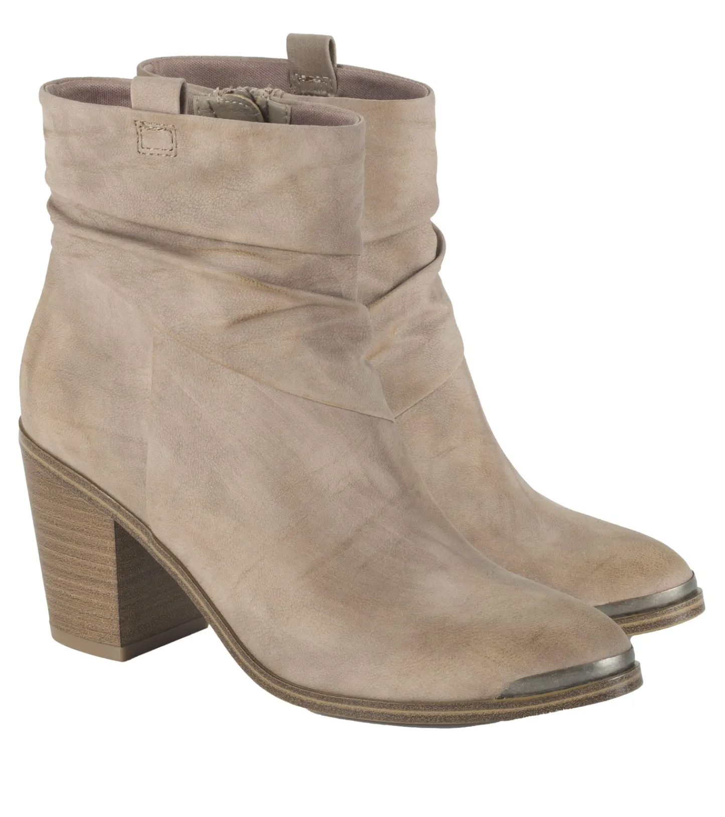 Baretraps Booties-Katherine Block Heel Bootie LightMushroom