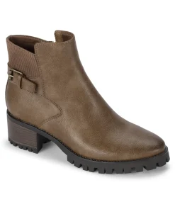 Baretraps Booties-Kemper Lug Sole Bootie DarkTaupe