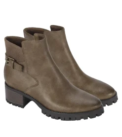 Baretraps Booties-Kemper Lug Sole Bootie DarkTaupe