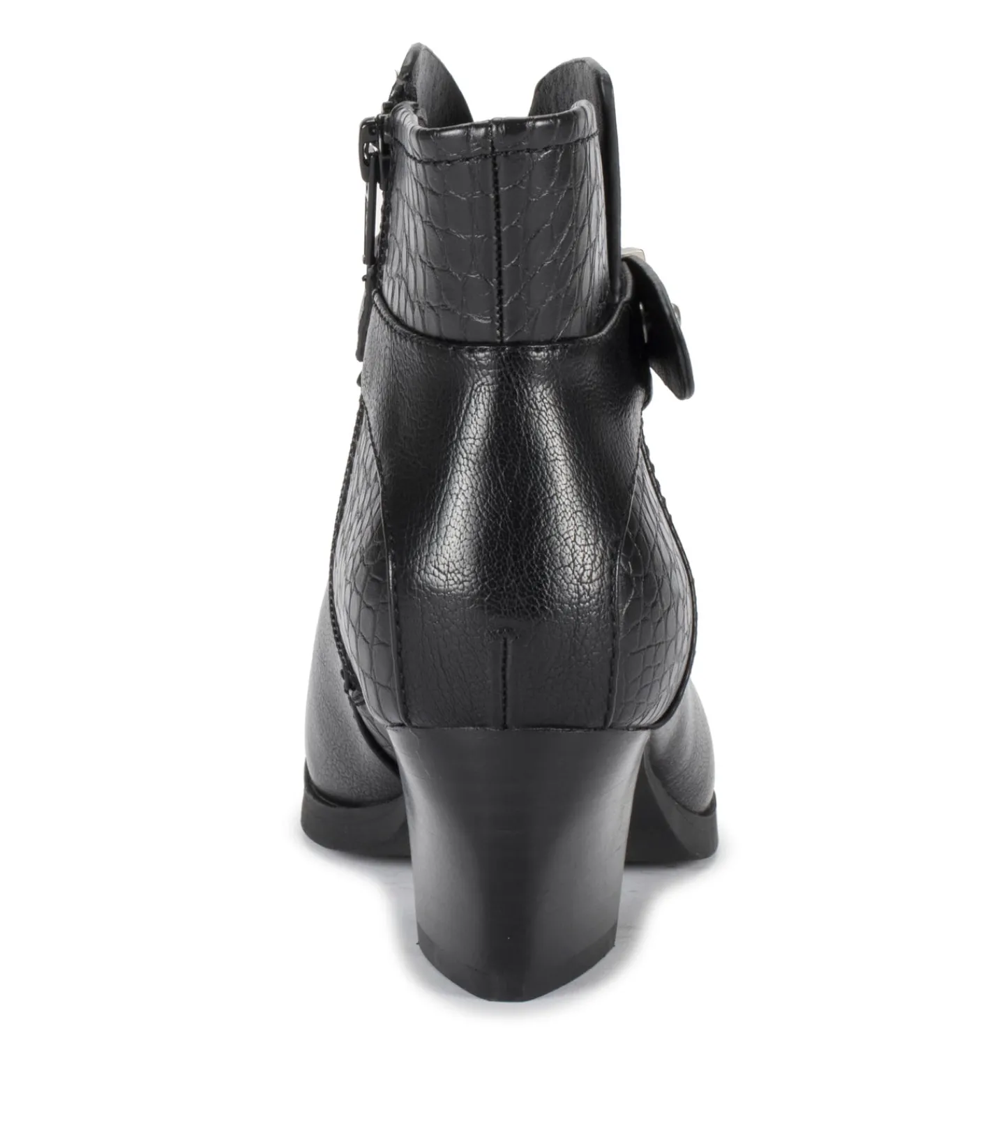 Baretraps Booties-Lane Block Heel Bootie BlackCroco
