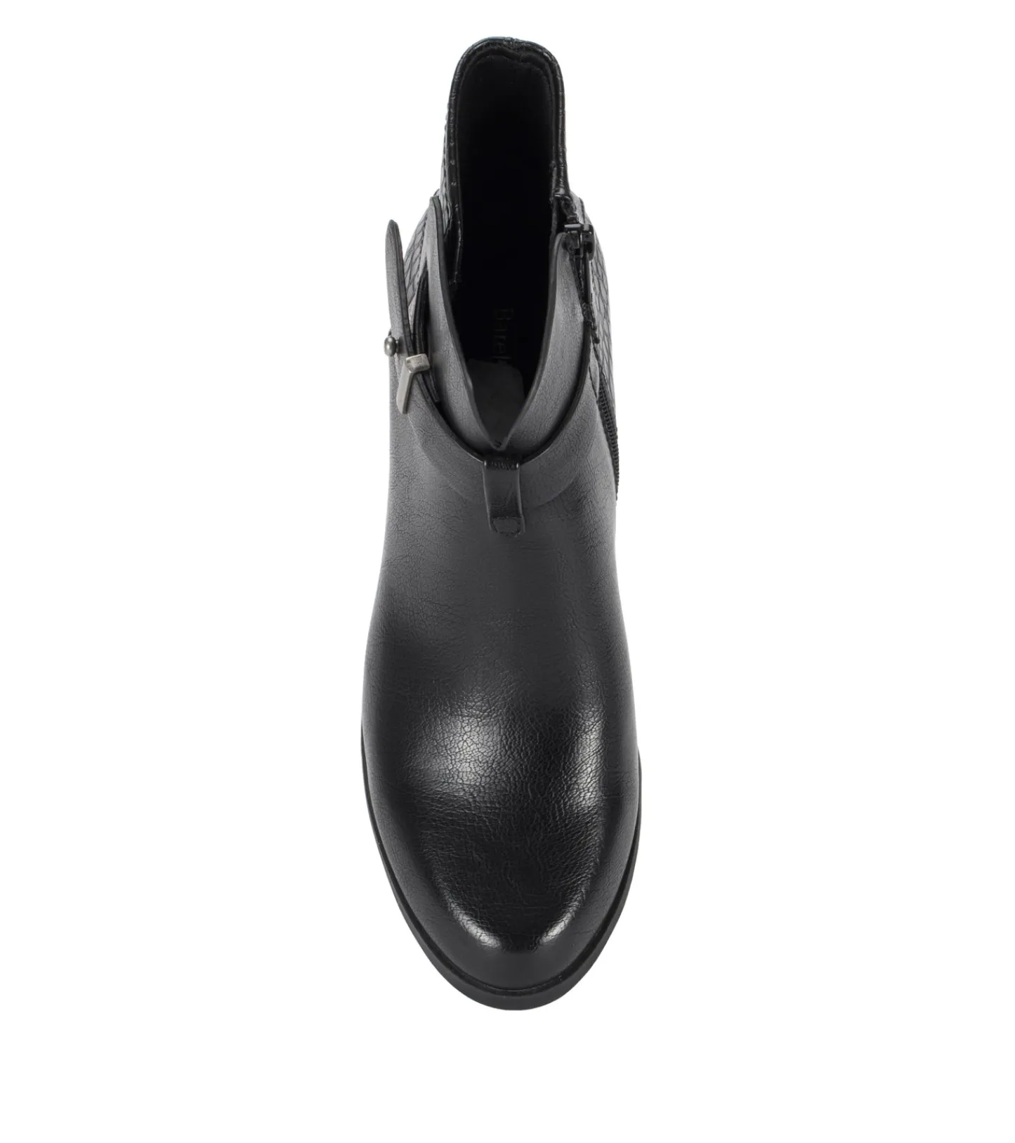 Baretraps Booties-Lane Block Heel Bootie BlackCroco