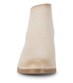 Baretraps Booties-Lauryn Block Heel Ankle Bootie Milkyway