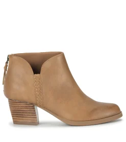 Baretraps Booties-Lauryn Block Heel Ankle Bootie SaltedCaramel