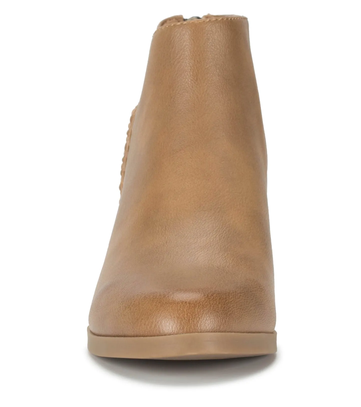 Baretraps Booties-Lauryn Block Heel Ankle Bootie SaltedCaramel