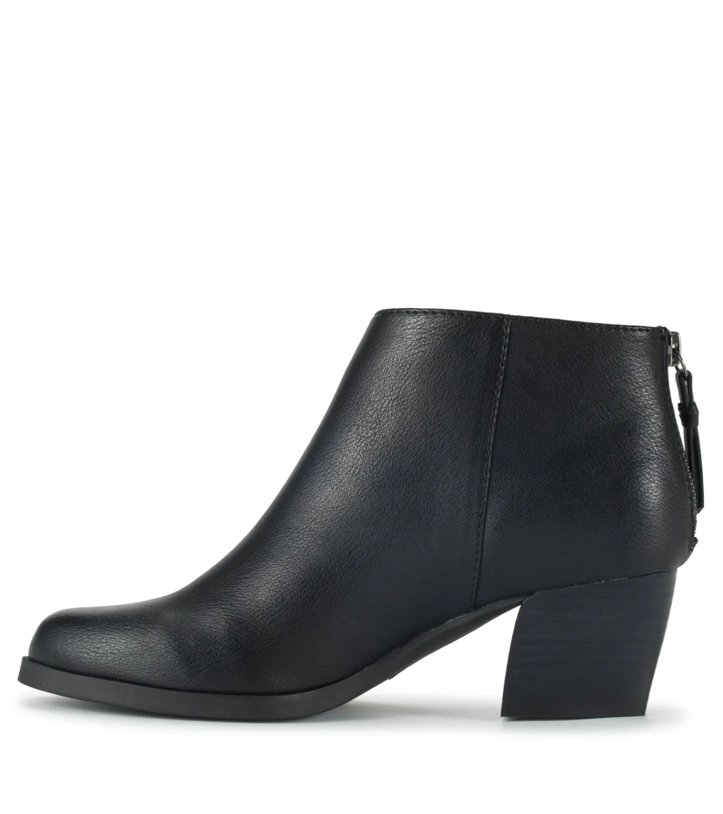 Baretraps Booties-Lauryn Block Heel Ankle Bootie Black
