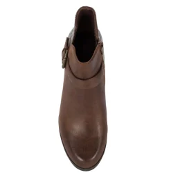 Baretraps Booties-Lexis Block Heel Bootie BrushBrownCroco