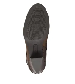 Baretraps Booties-Lexis Block Heel Bootie BrushBrownCroco