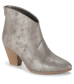 Baretraps Booties-Liberty Block Heel Bootie Gunmetal
