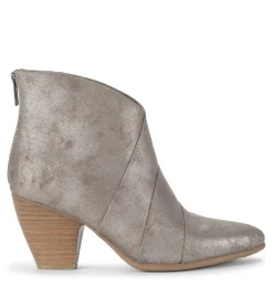 Baretraps Booties-Liberty Block Heel Bootie Gunmetal