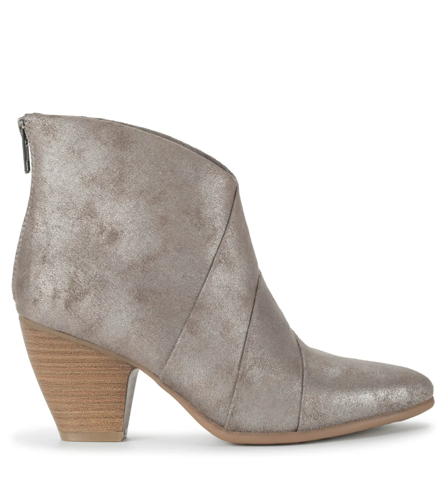 Baretraps Booties-Liberty Block Heel Bootie Gunmetal