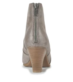 Baretraps Booties-Liberty Block Heel Bootie Gunmetal