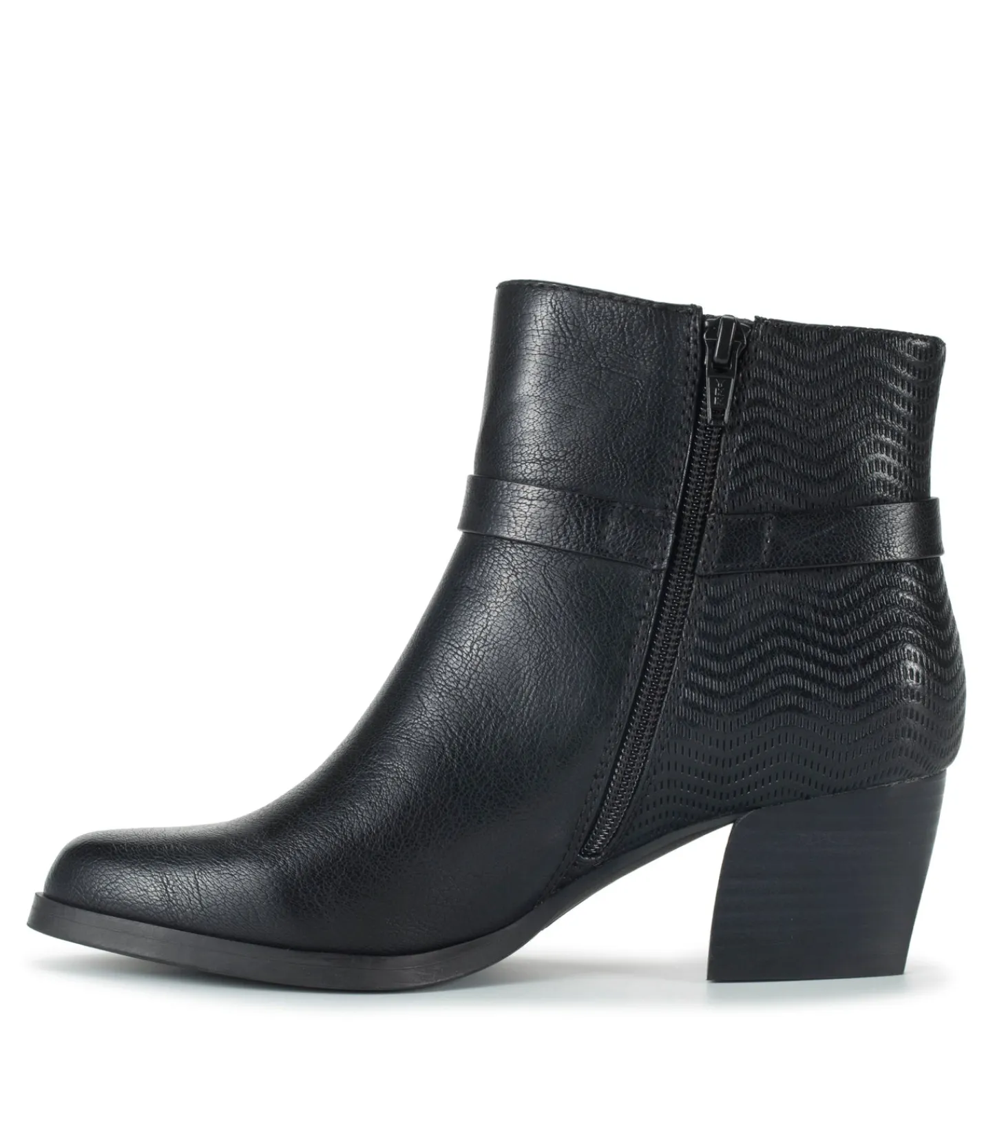 Baretraps Booties-Linda Block Heel Bootie Black