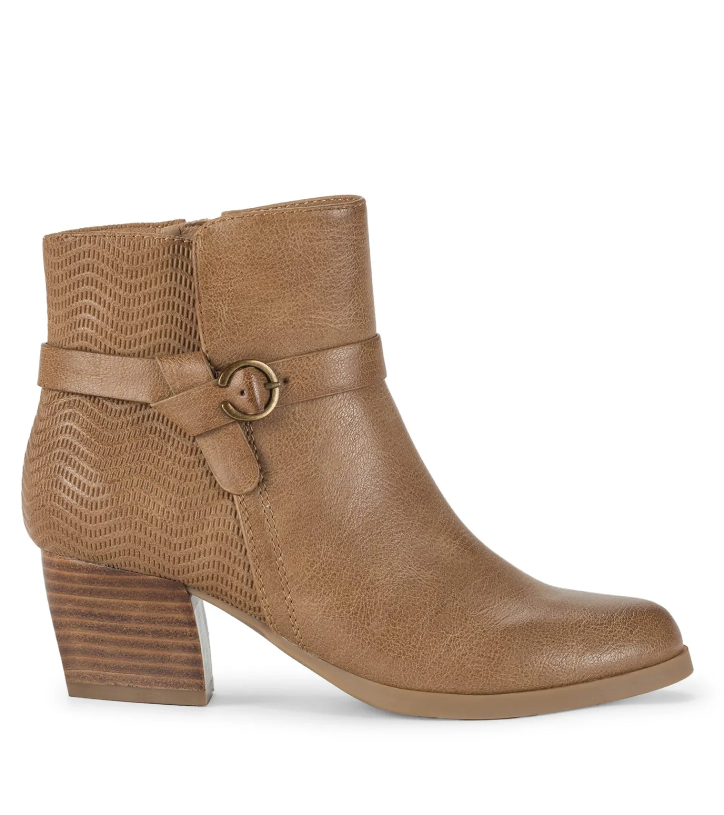 Baretraps Booties-Linda Block Heel Bootie SaltedCaramel