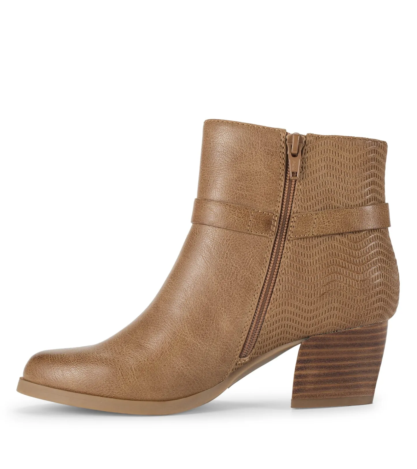 Baretraps Booties-Linda Block Heel Bootie SaltedCaramel