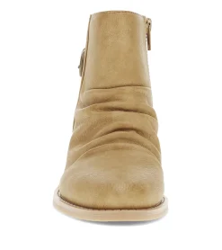 Baretraps Booties-Linnea Block Heel Bootie Auburn