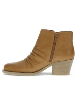 Baretraps Booties-Linnea Block Heel Bootie LightRust