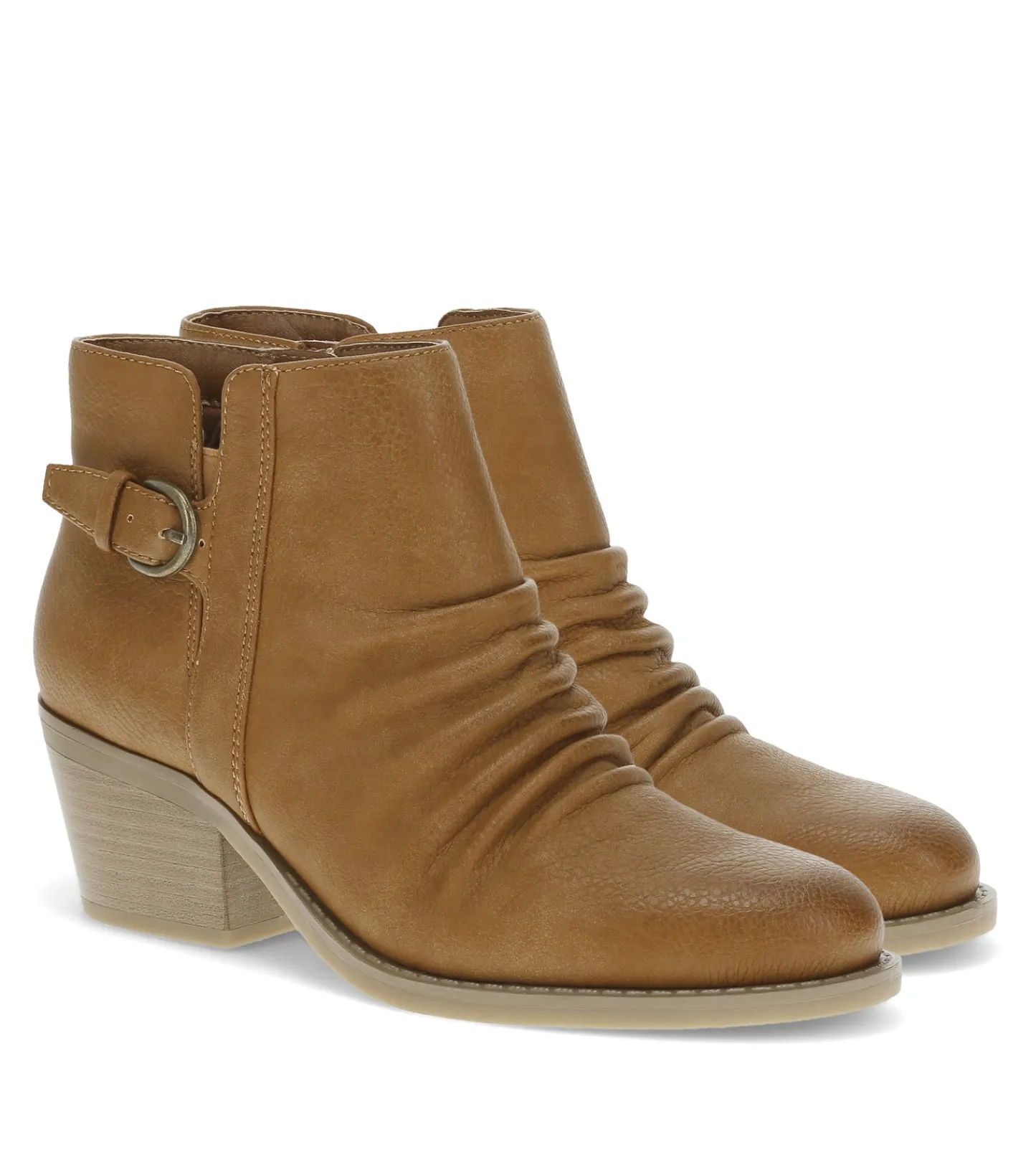 Baretraps Booties-Linnea Block Heel Bootie LightRust