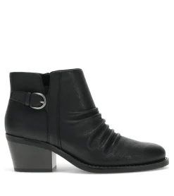 Baretraps Booties-Linnea Block Heel Bootie Black