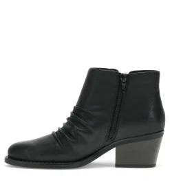 Baretraps Booties-Linnea Block Heel Bootie Black