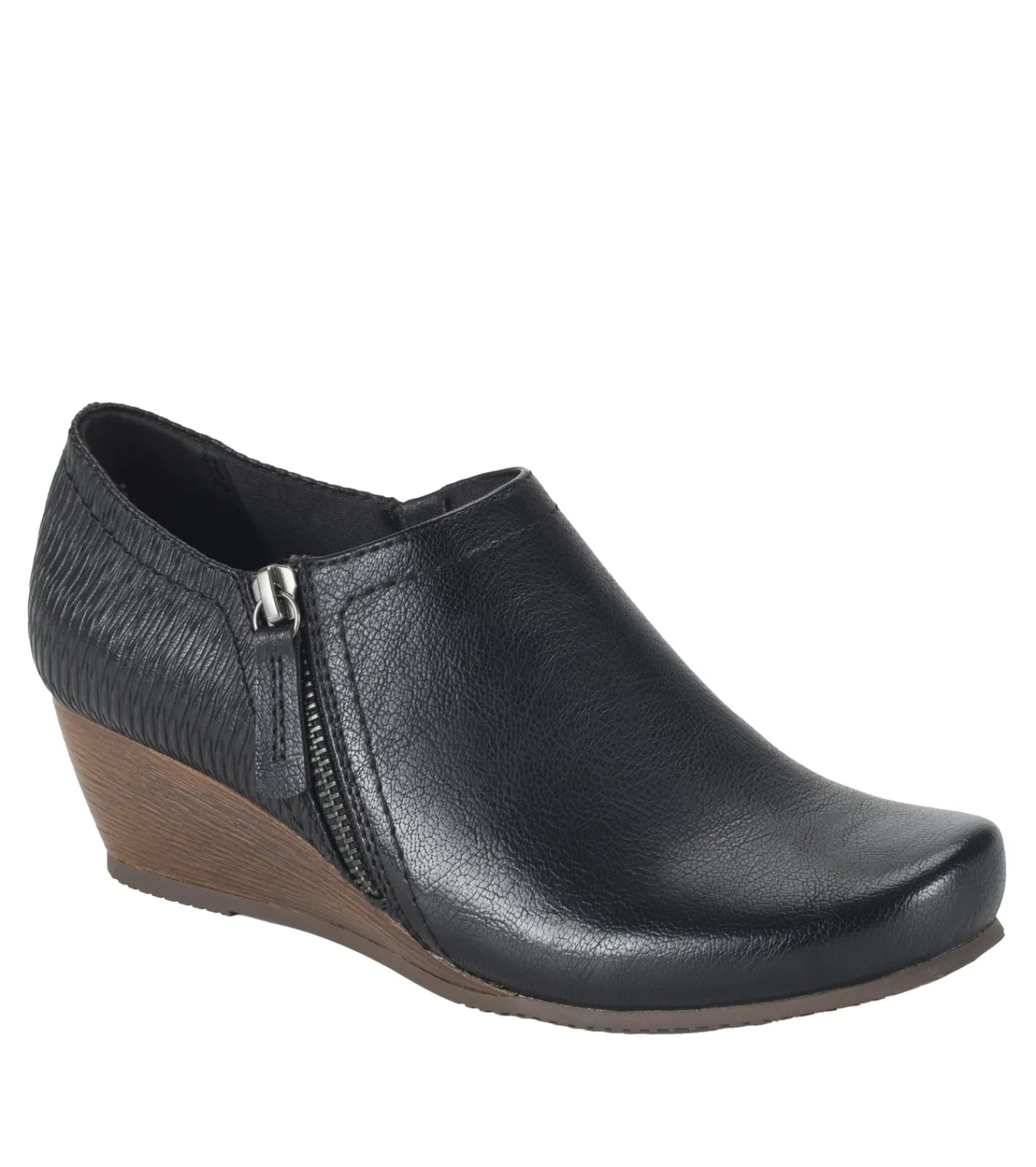 Baretraps Booties-Louise Wedge Ankle Bootie Black