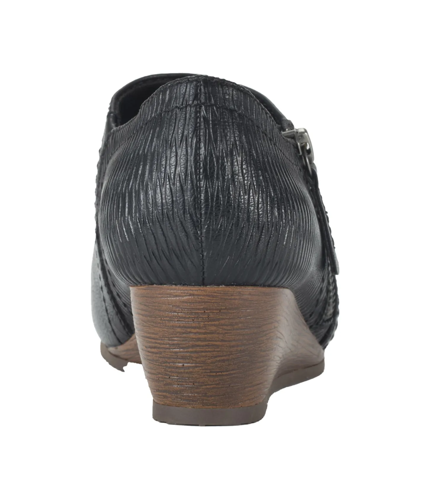 Baretraps Booties-Louise Wedge Ankle Bootie Black