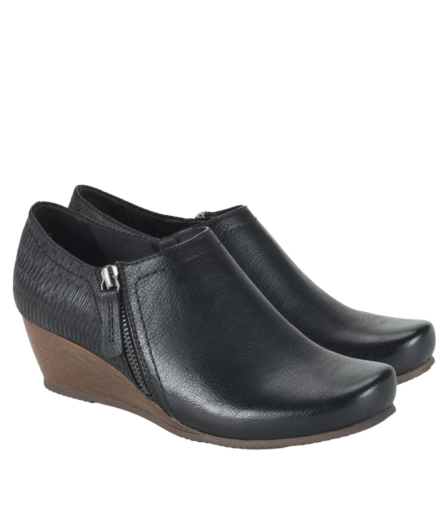 Baretraps Booties-Louise Wedge Ankle Bootie Black