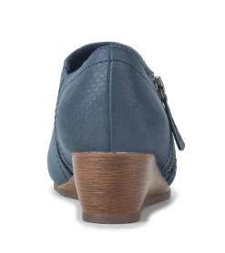 Baretraps Booties-Louise Wedge Ankle Bootie Midnight