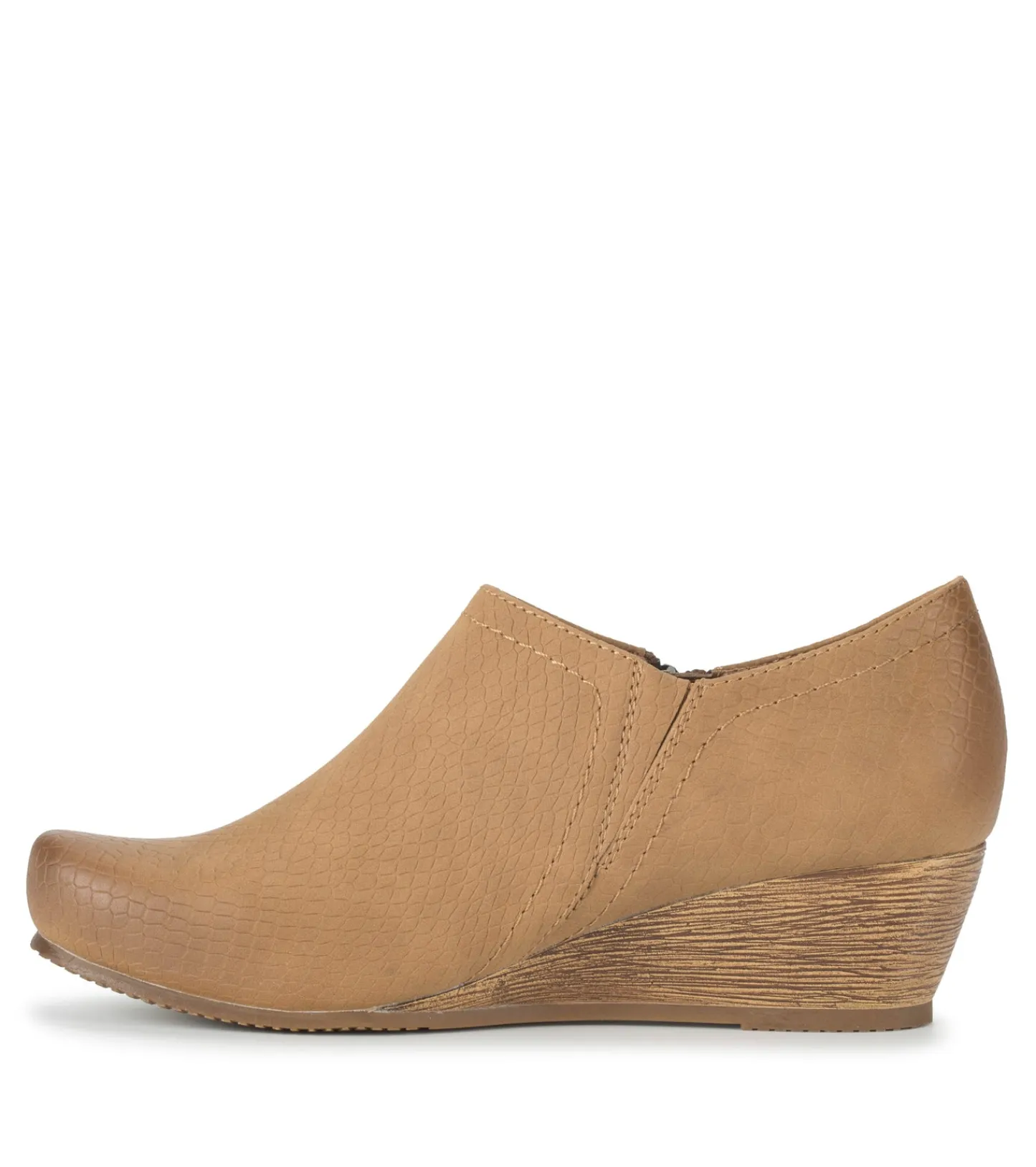 Baretraps Booties-Louise Wedge Ankle Bootie Sandstone