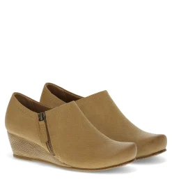 Baretraps Booties-Louise Wedge Ankle Bootie Sandstone