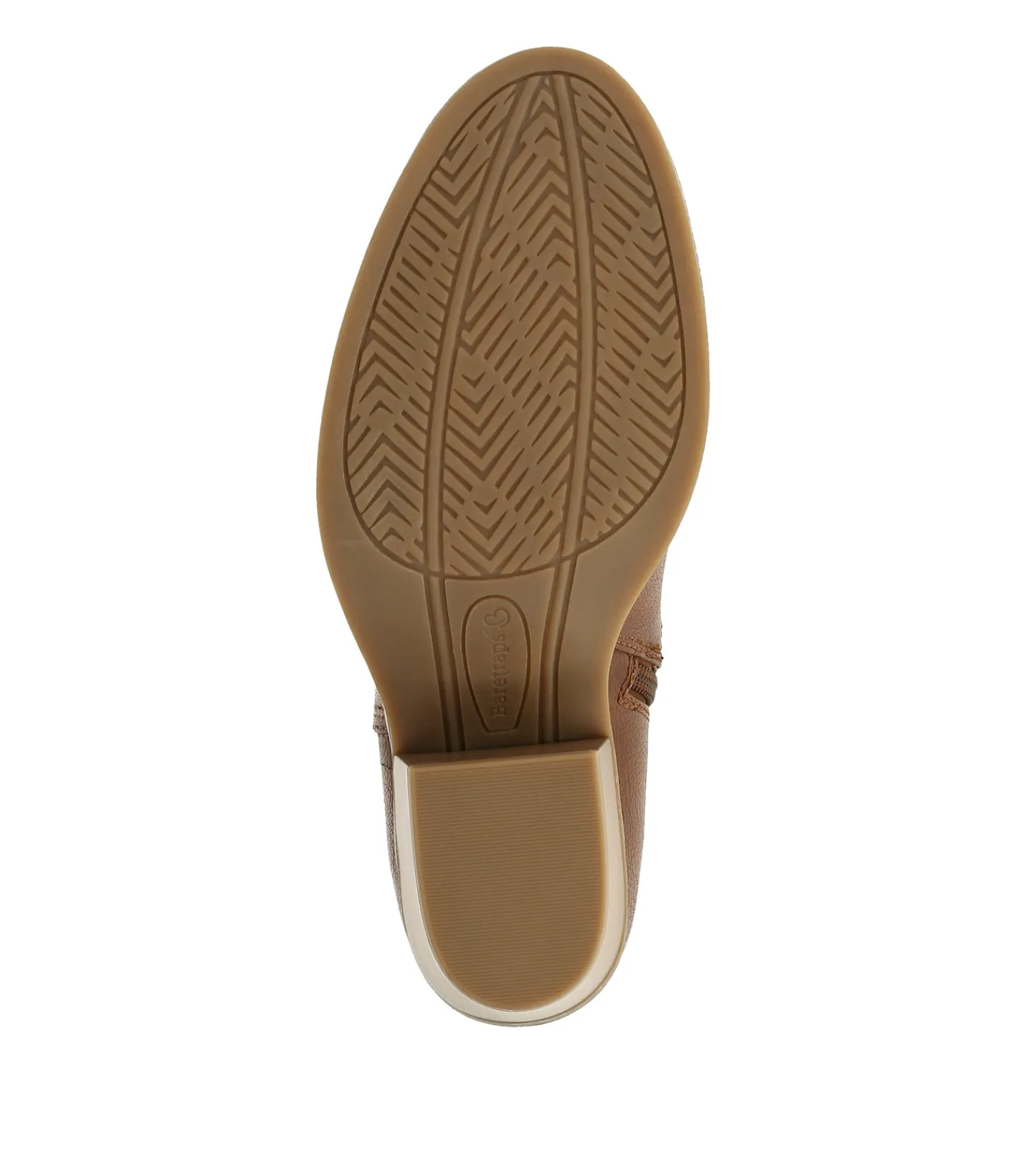 Baretraps Booties-Luella Block Heel Bootie Cognac