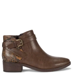 Baretraps Booties-Maci Bootie DarkBrownSnake