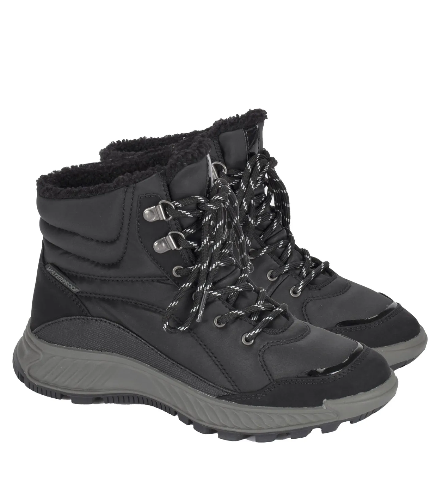 Baretraps Booties|Cold Weather Boots-Maine Waterproof Hiker Boot Black