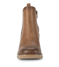 Baretraps Booties-Maria Block Heel Bootie Auburn