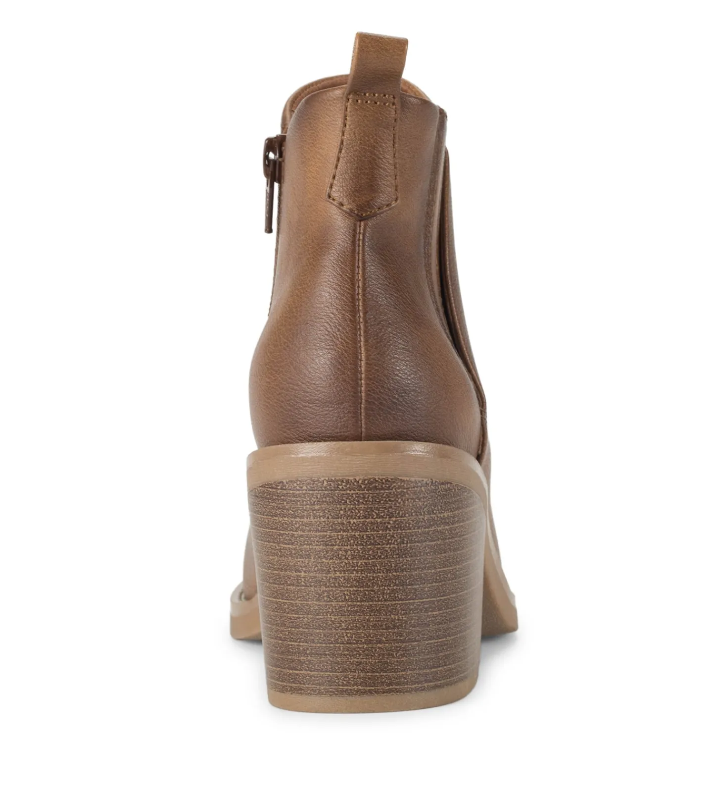 Baretraps Booties-Maria Block Heel Bootie Auburn