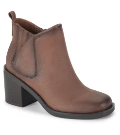 Baretraps Booties-Maria Block Heel Bootie Oak
