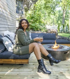 Baretraps Booties-Mayla Mid Calf Boot Black