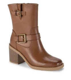 Baretraps Booties-Mayla Mid Calf Boot Walnut