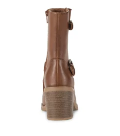 Baretraps Booties-Mayla Mid Calf Boot Walnut