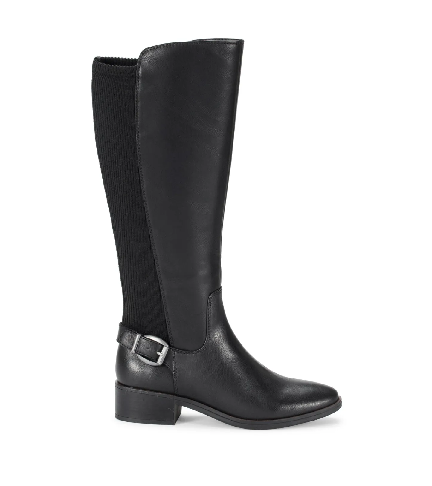 Baretraps Knee High Boots|Wide Calf Boots-McKayla Wide Calf Tall Boot Black