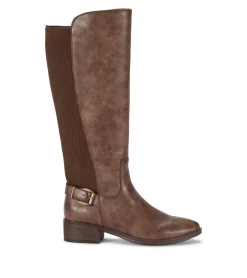Baretraps Wide Calf Boots|Knee High Boots-McKayla Wide Calf Tall Boot DarkBrown