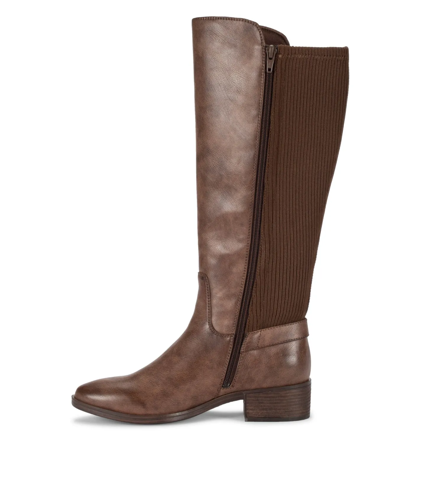 Baretraps Wide Calf Boots|Knee High Boots-McKayla Wide Calf Tall Boot DarkBrown