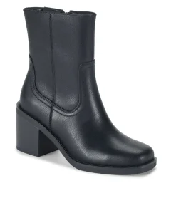Baretraps Booties-Mckenna Mid Calf Boot Black